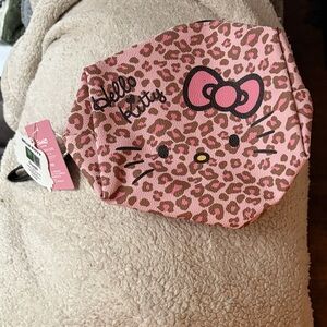 Hello Kitty Pink and Brown Leopard Bag